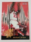 Michael Jordan 1996 Skybox NBA Hoops Earth Shakers Basketball Card # 358 HOF