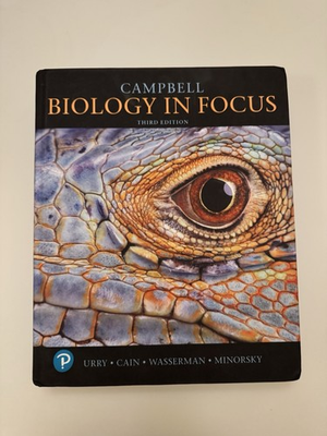 #ad Campbell Biology in Focus 3rd Edition Hardcover By Urry Lisa A. VERYGOOD $50.00