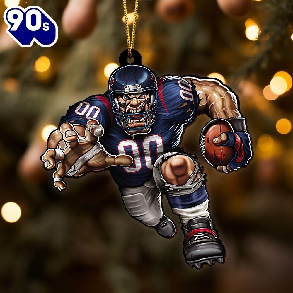 Houston Football Team Texans Christmas Ornament  American Football Ornament Gift