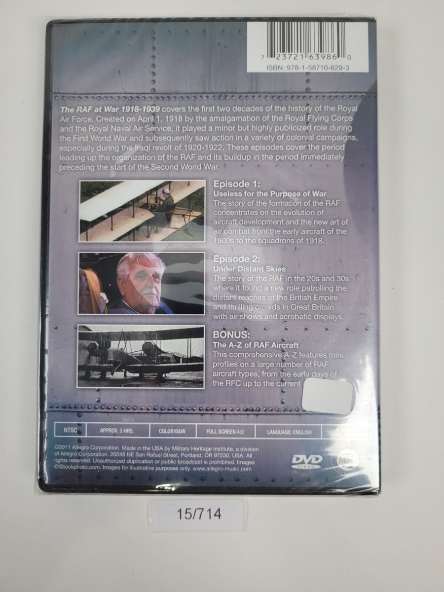 The RAF at War: 1918-1939 (DVD, 2011) for sale online | eBay