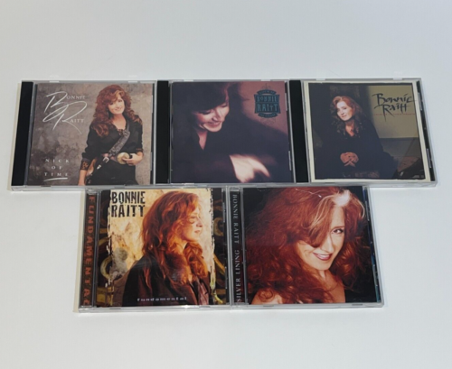 Bonnie Raitt 5 CD Lot Nick Of Time Fundamental Silver Lining Blues Rock