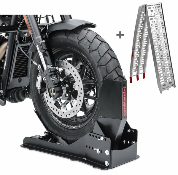 Set Motorradwippe + Auffahrrampe FüR Kawasaki Ninja H2 / SX / H2R SW10-image