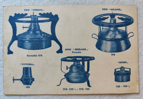 CARTOLINA PUBBLICITARIE FERRARA CASALINGHI FORNELLI BRANDANI PIVA '900 FORMATO P - Imagen 2 de 6