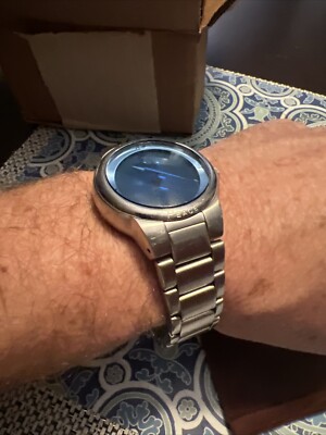 Fossil Big Tic JR-8084 Men's Stainless Steel Blue Dial, Full Fossil Big Tic JR-8084 Men's Stainless Steel Blue Dial, Full