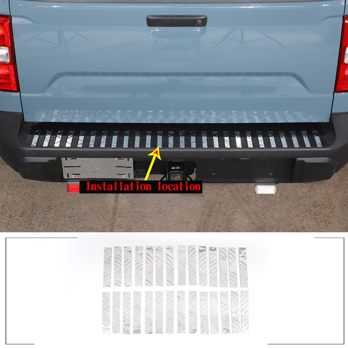 Benbfa Car Rear Bumper Protector Guard, For Smart 451 Fortwo Car Trunk Door Entry - View #5