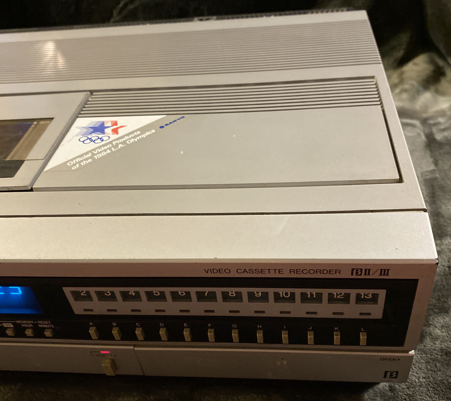 Vintage 80s Sanyo Betacord VCR4400 Betamax Beta Video Cassette Recorder