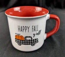 Happy Fall Y'all Large 16oz Coffee Mug, Old East Main Co