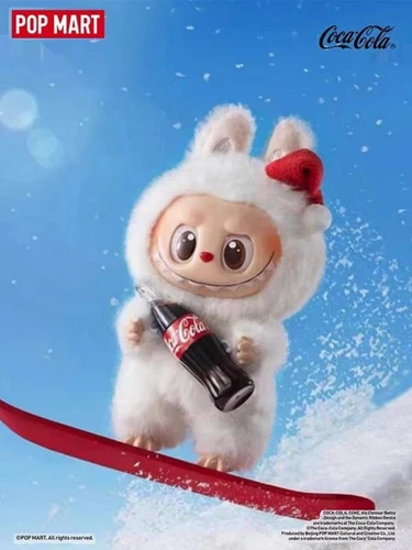 POP MART THE MONSTERS Labubu Coca-Cola Serie Plüschfigur Original Spielzeug Neu - Bild 7 von 16