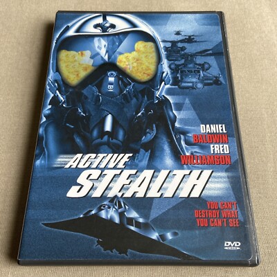 Active Stealth (DVD, 1999) W/ Insert Crime Daniel Baldwin Lisa