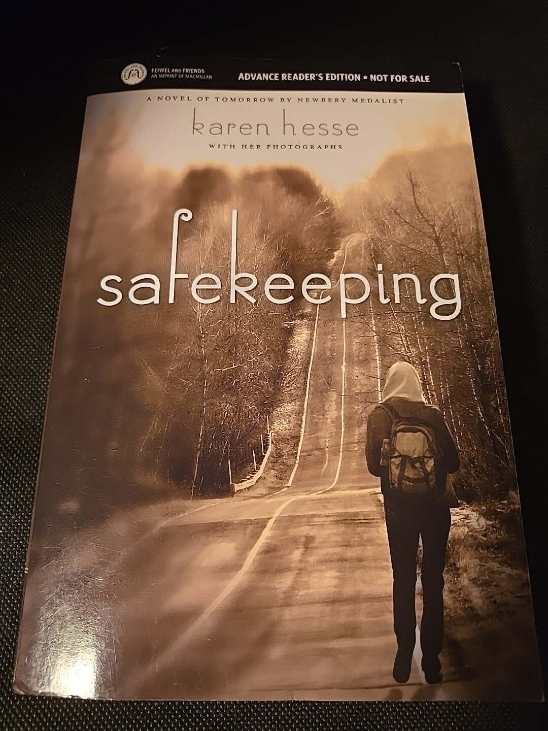 Safekeeping: A Novel of Tomorrow First Edition 2012 PB Promo Not For Sale