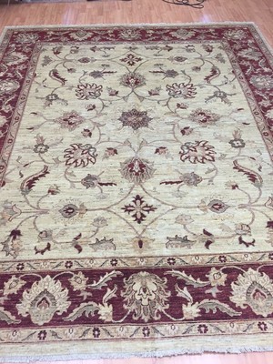 8'4'' x 9'9'' New Pakistani Peshawar Oriental Rug - Hand Made - Veg Dye 100% Wool