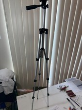 TRIPOD 35" TO 48" LEVEL TOP SHAPE 360 ROTATE GREAT PICTURES 12 OBO