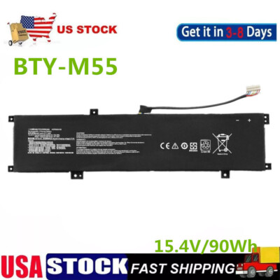 BTY-M55 Battery for Msi Crosshair 15 B12UEZ B12UEZ B12UGSZ B12UGZ 925QA055H