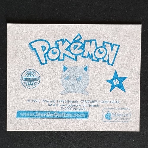 Pokemon "Figurine Adesive Merlin 2000 2a Serie" ENTRA e SCEGLI - Foto 171 di 406