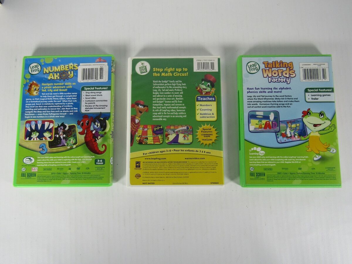 Leap Frog Lot of 3 Learning DVDs | eBay Leap Frog Lot of 3 Learning DVDs | eBay