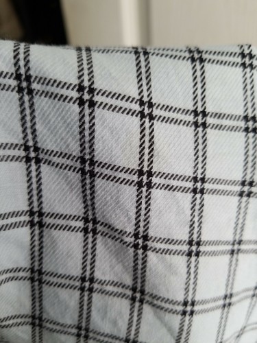 ALFANI INTIMATES Women's Pajama Top Shirt Button Down Long Sleeve Plaid.Size M - Picture 12 of 12