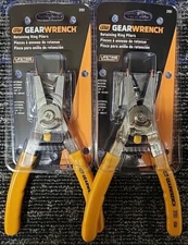 (2 Pack) GearWrench 3151 Large Internal and External Retaining Ring Pliers NEW