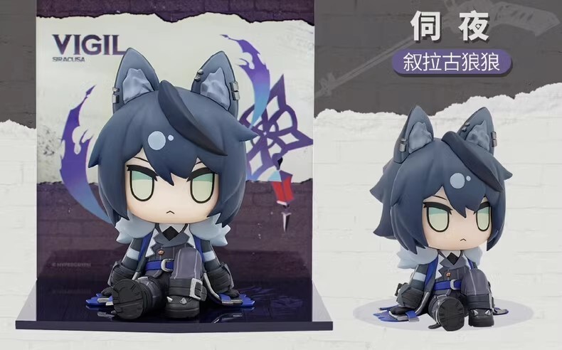 Official Game Arknights Vigil Figure Doll PVC Collection Model | eBay