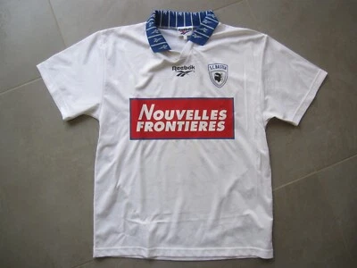 Maillot Reebok Sc Bastia Nouvelles Frontières 90'S jersey Vintage shirt Homme XL - Photo 1/4