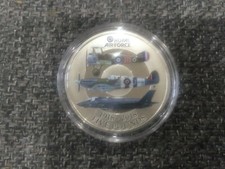 2018 x Bailiwick of Jersey RAF 100 Years BU Five Pound &pound;5 uncirculated Coin.
