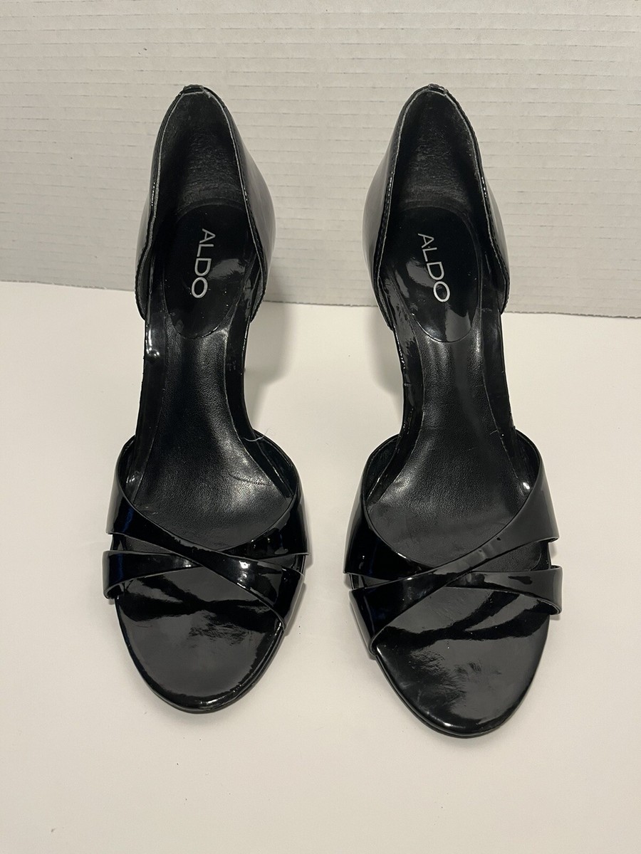 Aldo Vero Cuoio Women's Pumps D'Orsay Silhouette Open Toe Shoes