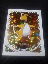 2022 POKEMON Prizma Sticker #030 Ampharos Gold Star Holo Peru Gradeable