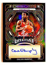 NM/NOT MINT 2021 SP /50 CALVIN MURPHY OBSIDIAN GALAXY AUTO AUTOGRAPH H541