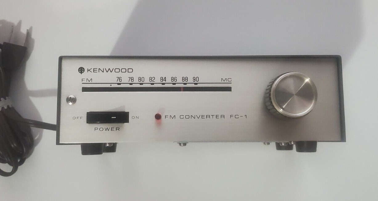 Kenwood FC1 FM Converter 1971 Vintage Japan Stereo Accessory