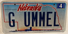 Vanity G UMMEL HUMMEL GUMMEL license plate Greg Gary Poon Gena Gail Gaby Gilbert