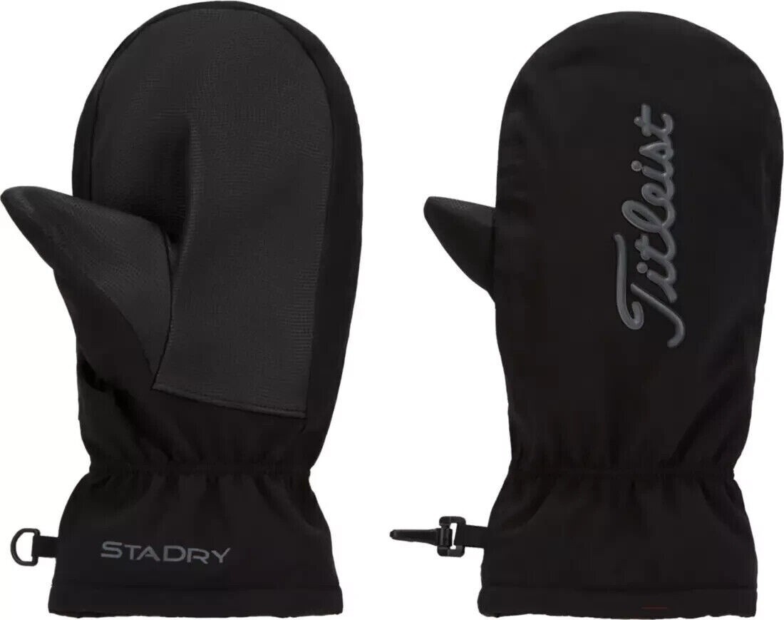 Titleist StaDry All Weather Cart Mitts Black