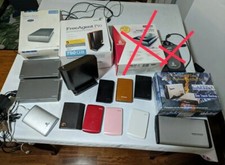 Lotto 12 HDD esterni LaCie, Iomega, Seagate, Buffalo, WD, Captiva, totale 2TB+