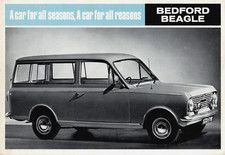 Bedford Beagle Estate 1964-1965 UK Market Foldout Brochure Vauxhall Viva HA