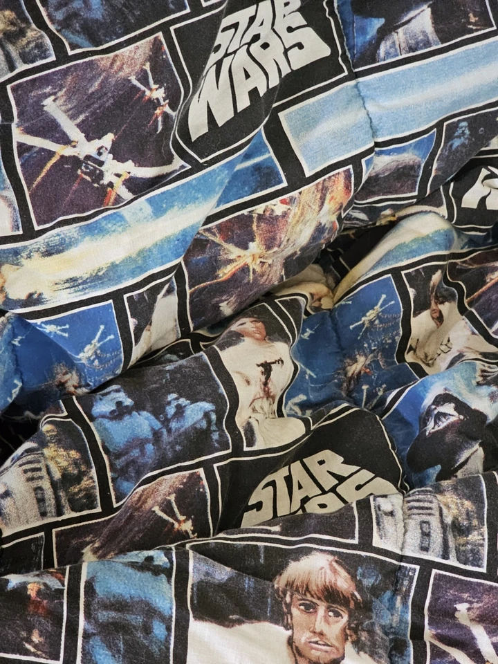 Edredón reversible doble Star Wars 78x70" Lucasfilms Darth Vader Luke de colección Foto 4 de 4