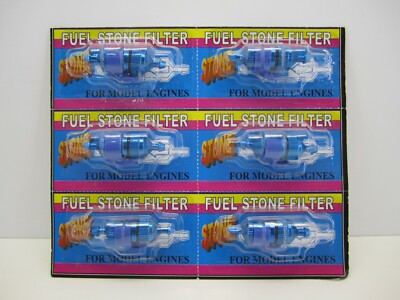 6 x Fuel Stone Filters. Fuel Filter Sintered JAMARA 179255
