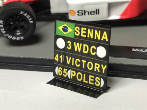 Pitboard 1:43 /1:18 (F1 Slateboard) / Ayrton Senna / WDC - Picture 12 of 19