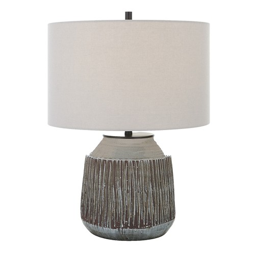 25.6” Coastal Table Lamps Set Of 2 – 3-Way Touch Dimmable With USB-A, USB-C, & AC Outlet For Bedroom, Living Room, Or Nightstand
