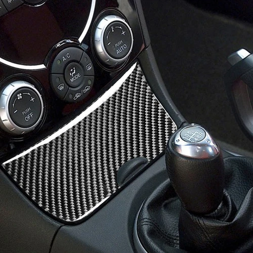 Carbon Fiber Cigarette Lighter Panel Frame Decal Trim For Mazda RX8 RX-8 2004-08 - Bild 4 von 12