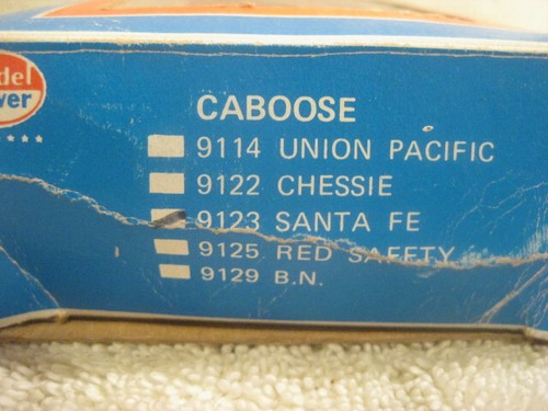 Vintage Model Power Santa Fe Railway Red Caboose ATSF 999246 New in box - Picture 9 of 9