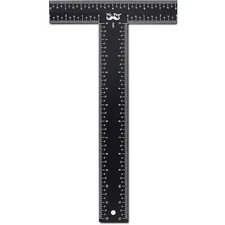Mr. Pen - T Square, T Ruler, 12 inch Metal T 12 inch, white, black 
