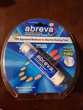 Abreva Cold Sore/Fever Blister Treatment - Docosanol 10% Cream, 2g Exp 2024