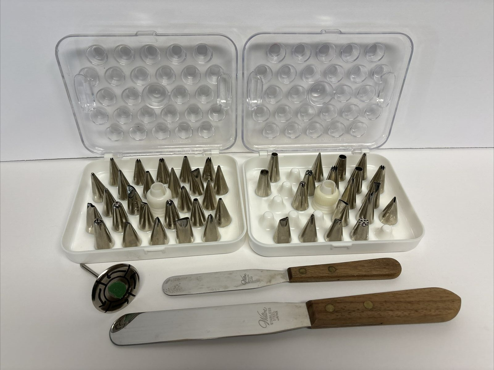 Vintage Wilton Cake Cookie Icing Decorating Piping Tips Set 45Tool Lot