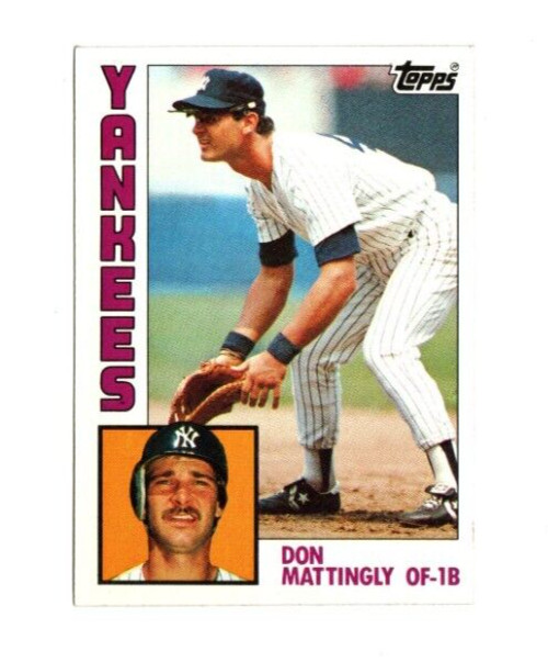 1984 Topps Baseball Don Mattingly RC #8
