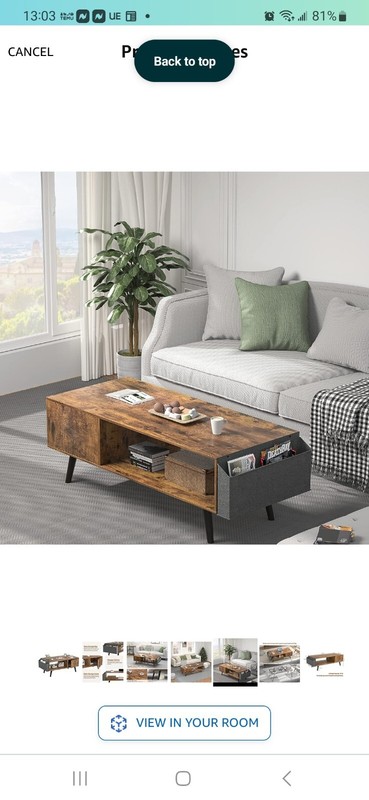 Coffee Table FOR LOCAL PICKUP IN NEW JERSEY ONLY 