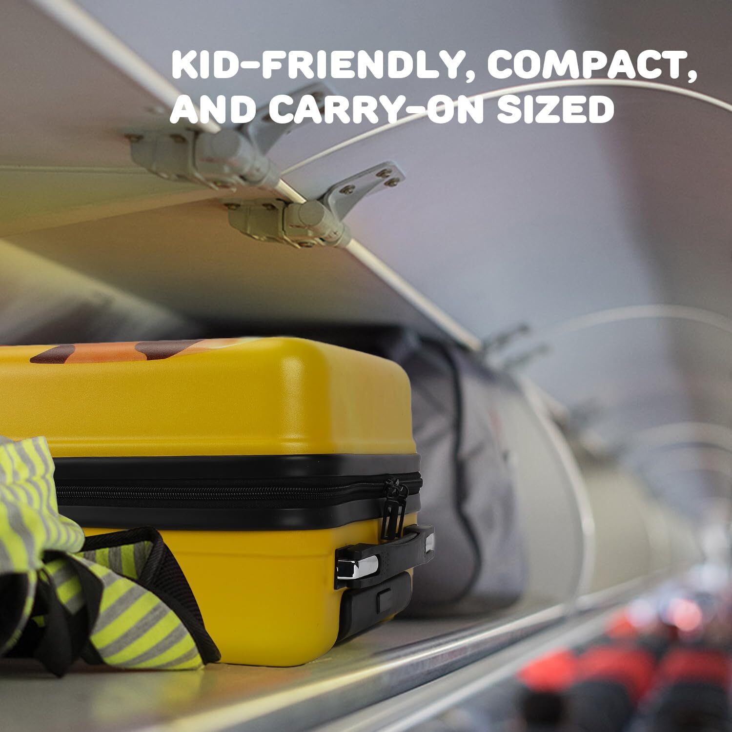 emissary Kids Luggage With Wheels For Boys Girls, Kids Suitcases With Wheels For