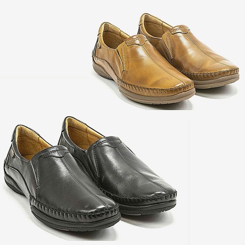 Mens Pikolinos San Telmo Leather Loafer Slip On Casual Shoes NEW