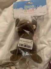 Vtg NOS Plush Pacifier Holder PePe n Tito with Detachable Pacifier, monkey