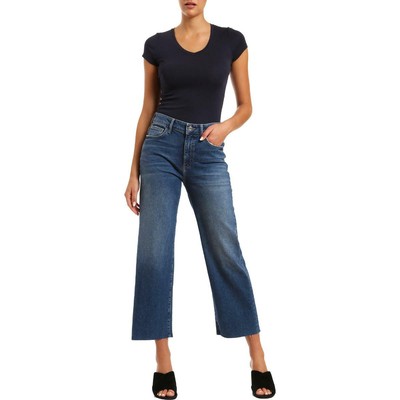 Mavi Jeans Womens Romee High Rise Crop Denim Wide Leg Jeans BHFO 4700 | eBay