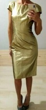 🆓US🛃 Dolce & Gabbana gold shimmer evening dress IT 38