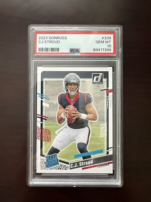 cj stroud graded card Amazon.com: Graded 2023 Upper Deck Goodwin Champions CJ Stroud #83 Rookie  RC Football Card PSA 10 Gem Mint : Collectibles & Fine Art main image 1