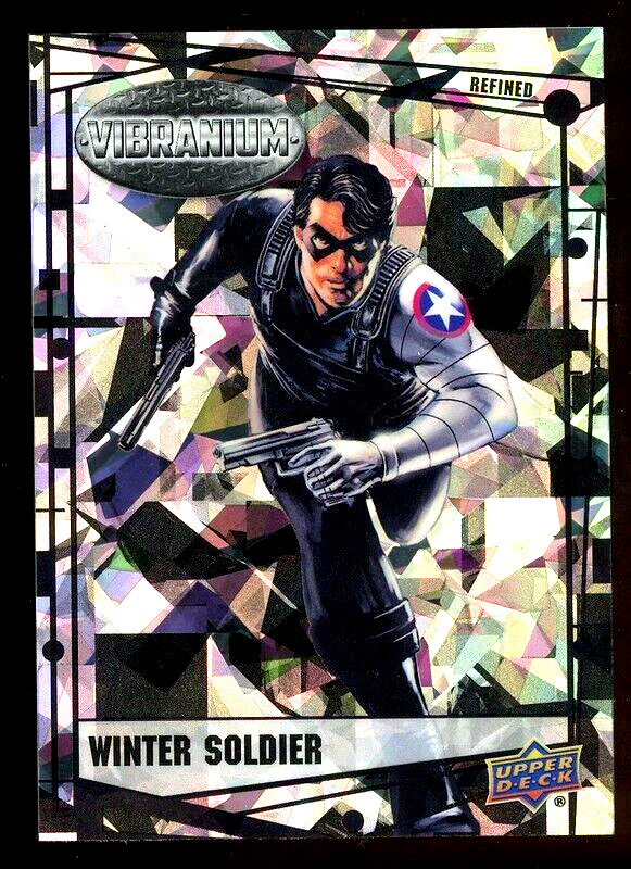 WINTER SOLDIER 2015 UD Marvel Vibranium #40 REFINED Parallel SP 06/99 - RARE